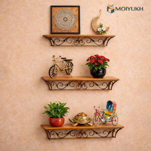 Three layer wall shelf